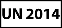 Nalepka ADR z numerem UN 2031 (FOLIA) 12x6cm (rolka po 250 sztuk nalepek)